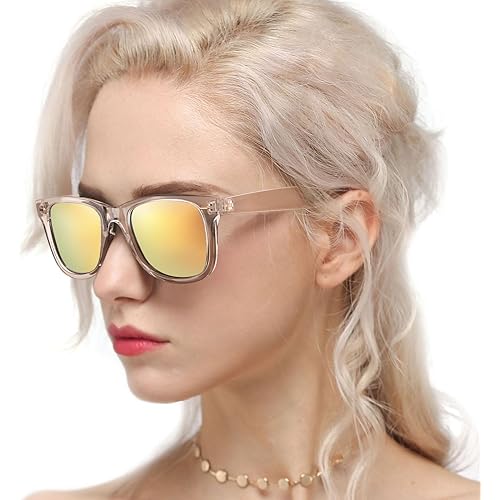 Myiaur Classic Sunglasses for Women Polarized Driving Anti-Glare UV Protection