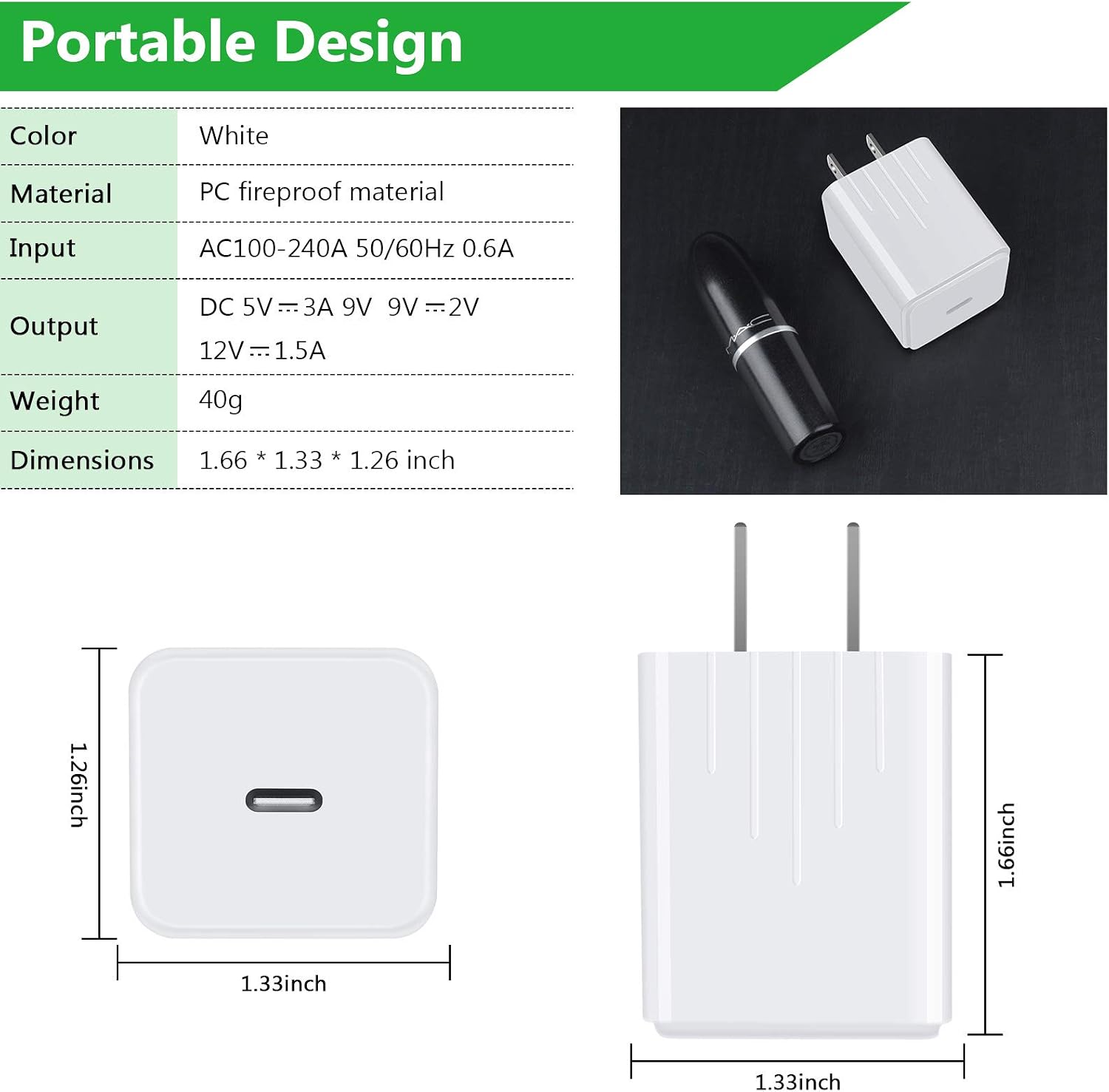 Pixel 7a 6 Fast Charger for Google Pixel 7a Fold 7 Pro 6a 6 Pro 5a 5 4a 4 XL 3a 3XL 2,20W Fast USB C Wall Charger PD Power Adapter+6ft Type C to C Cable for Samsung Galaxy S23 S22 S21 S20 Z Flip3 A53