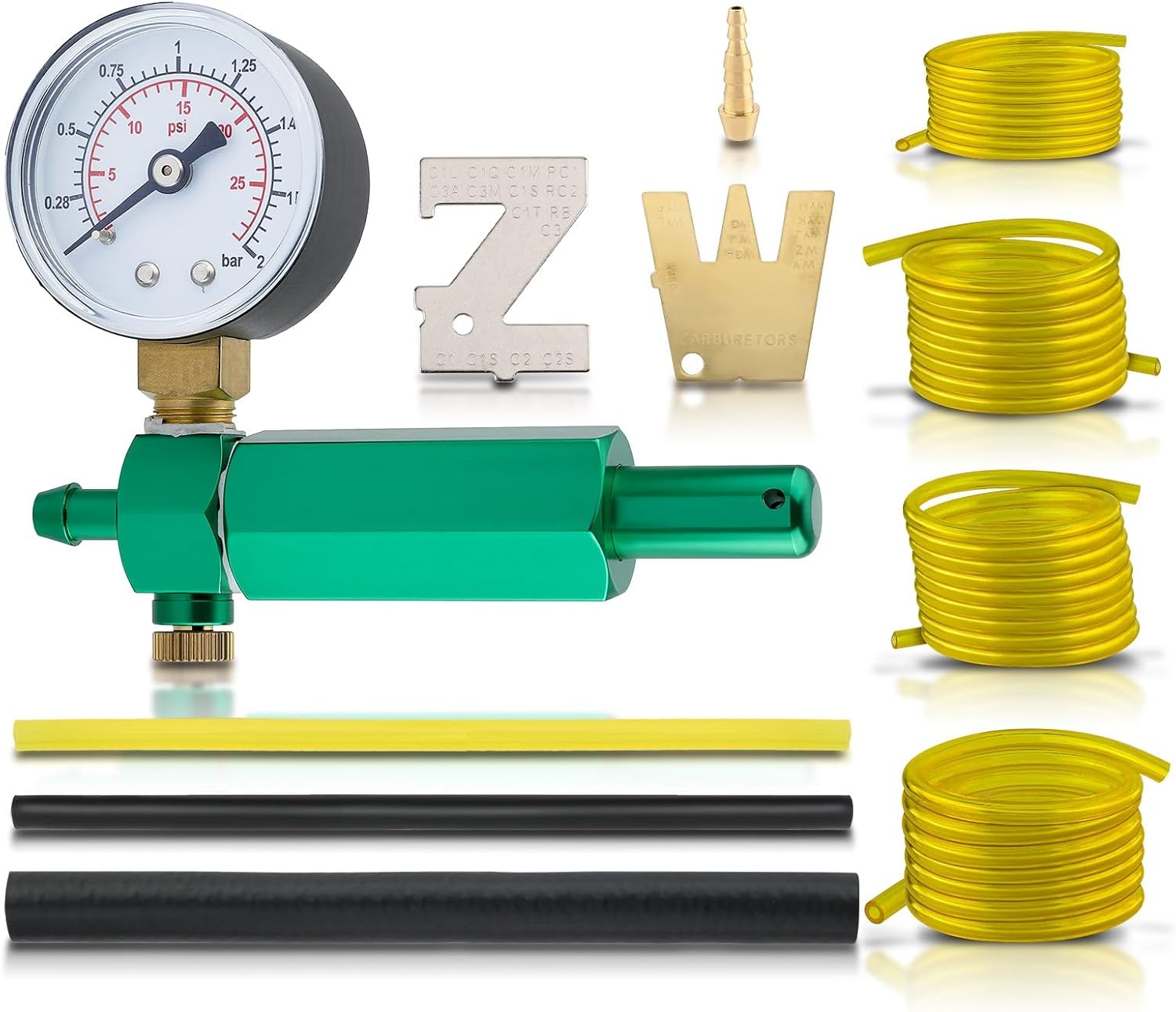 Replacement Auto Parts For Carburetor Leak Detector Pressure Gauge For WALBRO 57-21 705-020 PG-2 243-504Mod-R36R-36517