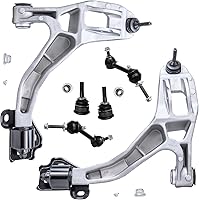 Vista 218 de Detroit Axle - Kit de suspensión delantera RWD para Chrysler 300 Dodge Challenger Charger Magnum, brazos de control superior con barras