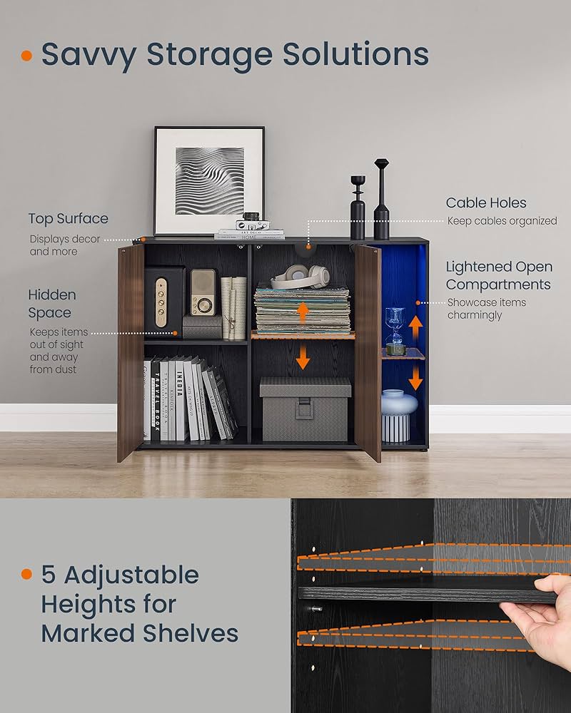 Amazon.com: SONGMICS HOME Storage Cabinet, Superfast