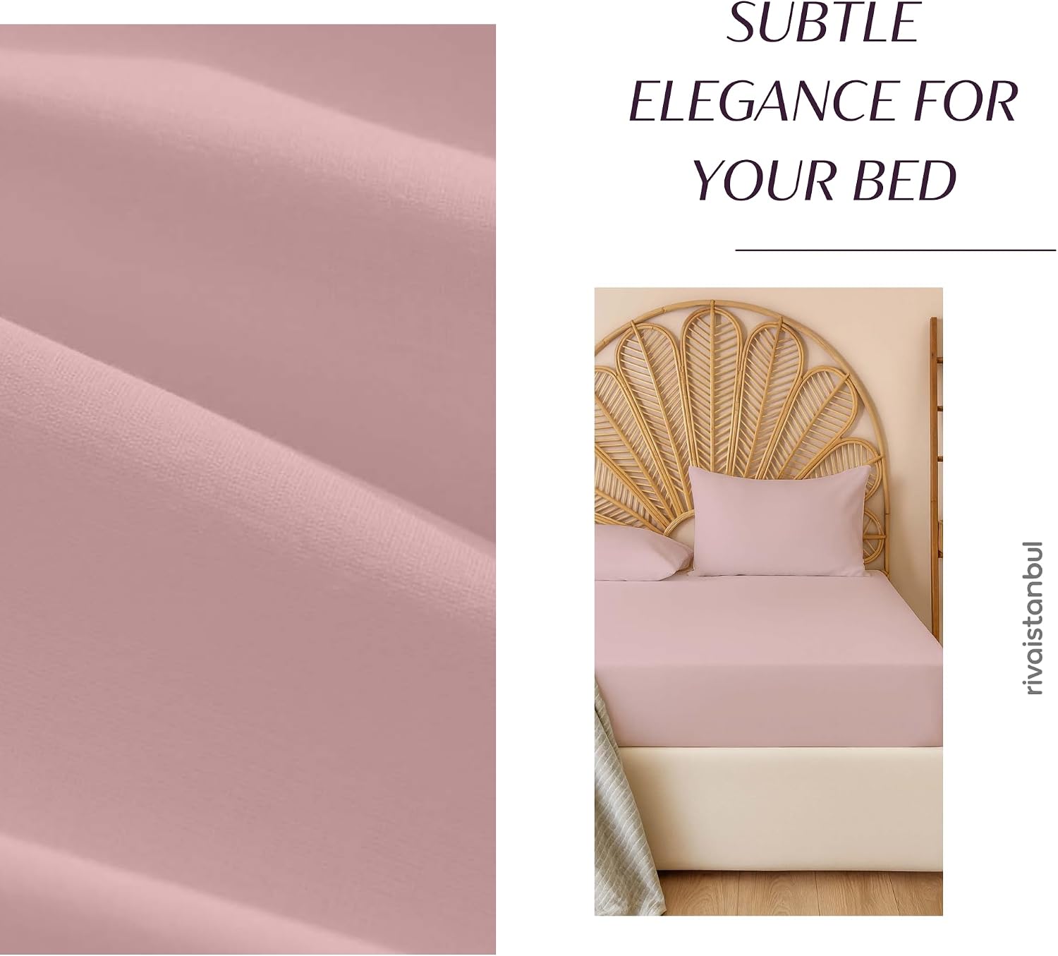 Cotton Fitted Sheet for Double, Queen & King Beds | Soft Breathable Mattress Sheet with Elastic Fit | Comfortable Bedding Essential for Adults, Couples & Family Homes