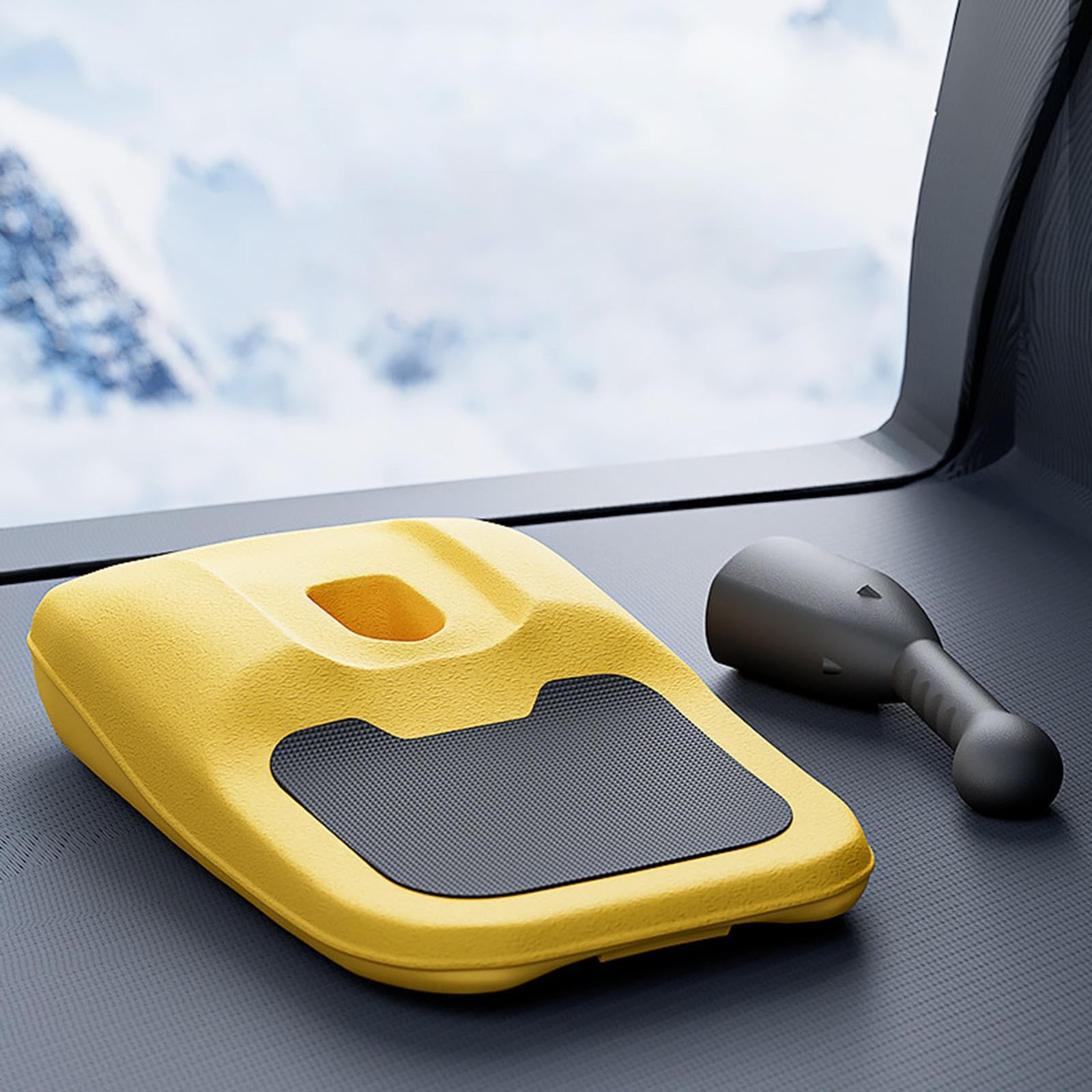 Luge Neige Adaptée Enfants Adultes Multifonctionnelle Équipée Poignée Accessoires Portables Robuste de Neige Activités Hivernales Gl