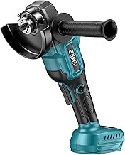 Elikliv Disc Grinder Electric Grinder Cordless Rechargeable 100mm Inner Diameter 15mm Brushless Motor 3-Speed High-Speed Metal Polishing, Rust Removal, Stone/Wood Cutting Compatible with Makita 18V