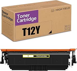 Amazon.com: T12 Toner Cartridge Compatible for Canon T12BK T12C T12M ...