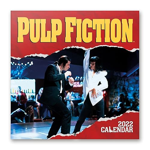 Official Pulp Fiction 2022 Wall Calendar, 2022 Calendar, 12" x 12" Square Wall Calendar 2022, Family Calendar 2022, Tarantino Calendar 2022, Pulp Fiction Calendar