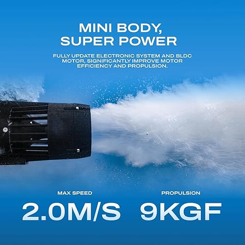 Miniatura 2 de LEFEET Patinete subacuático P1 [Grado profesional]: Max 6.6 ft/s Super Power Mini, Soporte de cámara incorporado, Diseño modular se expande, Scooter