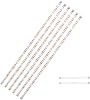 WOBANE LED Extension Light bar, 6PCS 20 inch, 3Pin Strip Light, Accessories 6000K White