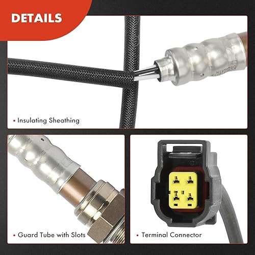 Miniatura 6 de A-Premium Sensor de oxígeno O2 compatible con Dodge Dakota 2005-2007, Durango 2006-2007 y Chrysler Aspen, Pacifica y Mitsubishi Raider 2006-2007,