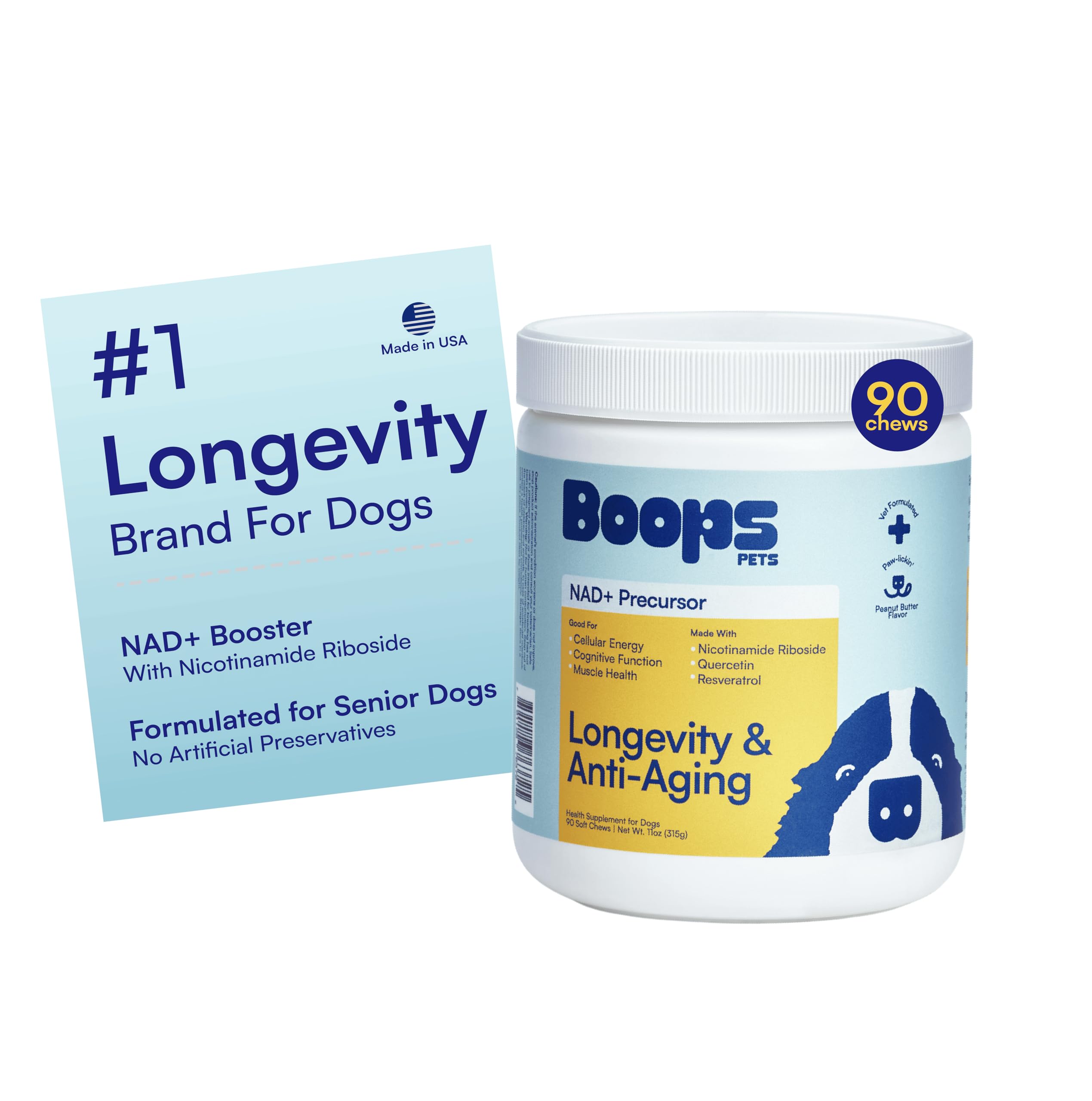 Boops Pets Longevity Dog Supplement