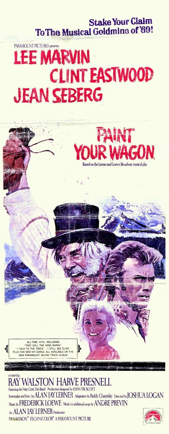Paint Your Wagon Poster Movie Insert 14 x 36 In 36cm x 92cm Lee