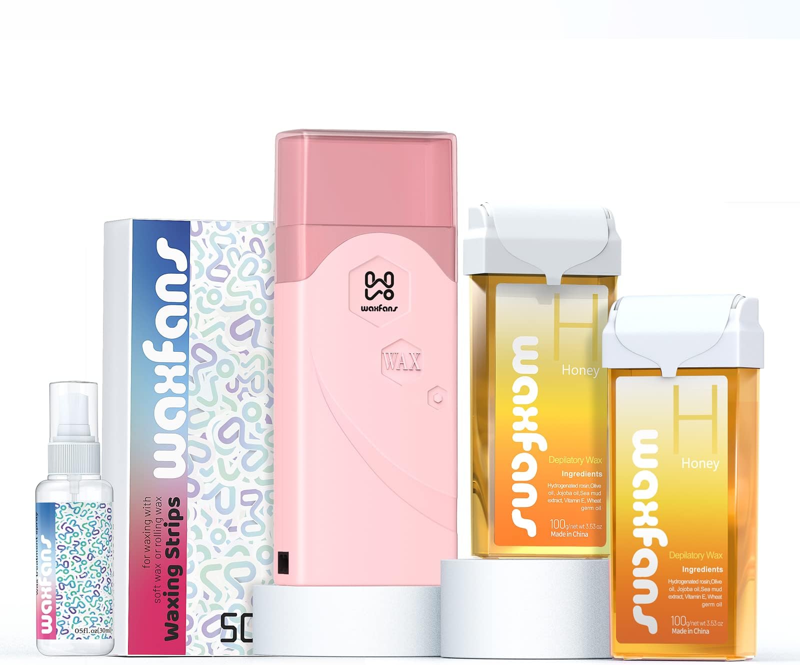 FOCTXI Pre Wax Cleanser and After Wax Care, Before And After Waxing Skin Care Kit