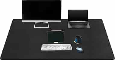 Amazon | Mydours PUレザーデスクマット、150 x 60 cm 両面