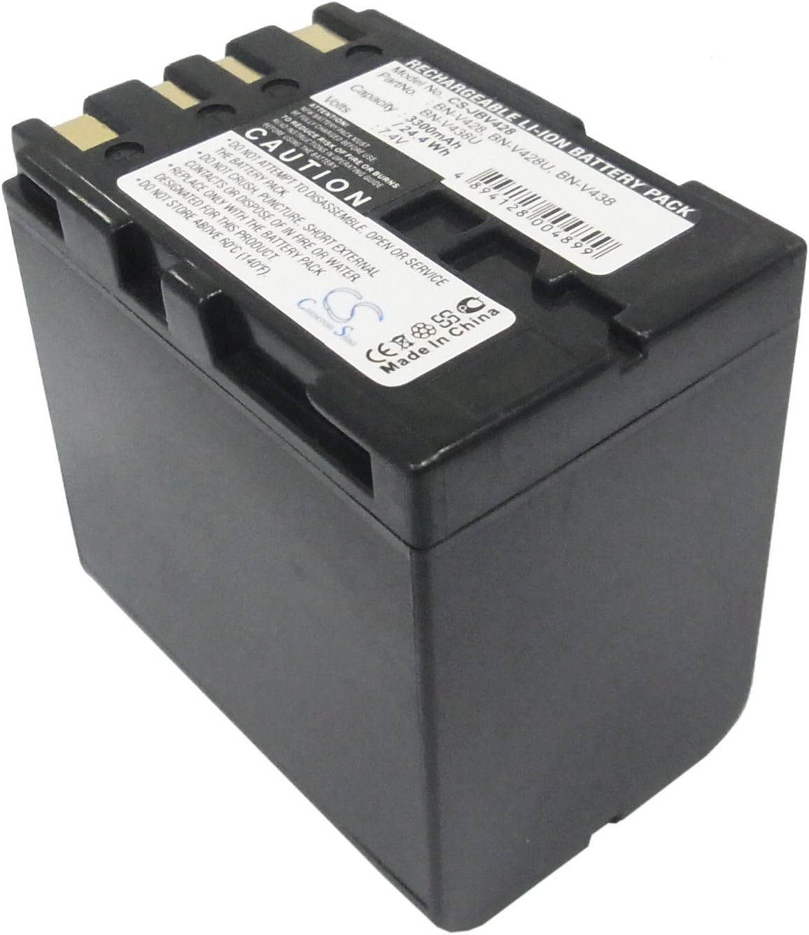 3300mAh Replacement for JVC GR-D30E, GR-D30U, GR-D30US, GR-D31, GR-D31EK Battery, P/N BN-V428, BN-V428U, BN-V438