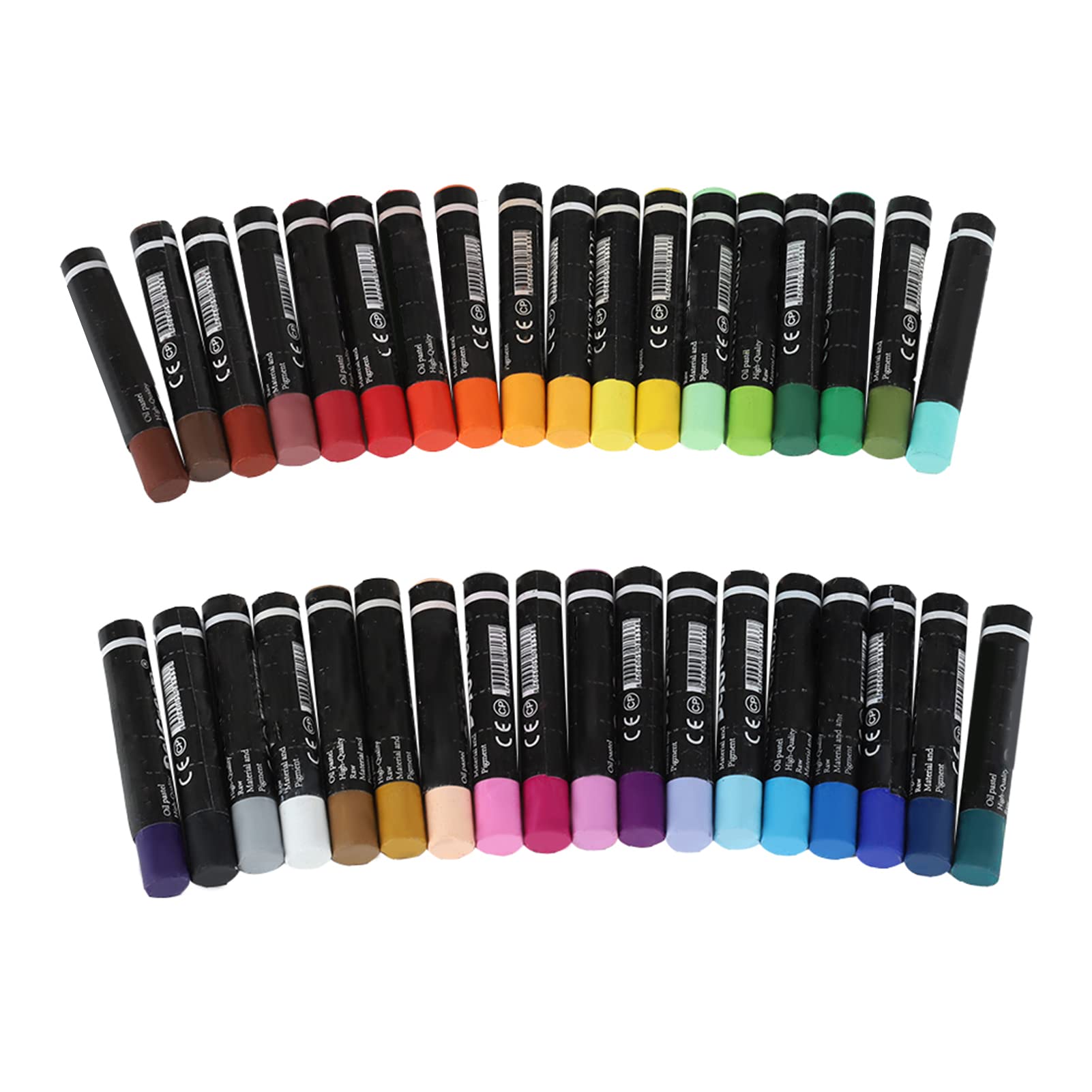 Set di pastelli morbidi 24/12/36 colori set pastello rotondo olio kit