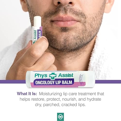 Miniatura 7 de Oncology - Bálsamo labial orgánico USDA, hidratar los labios secos y secos. Hidratante, paquete de 3