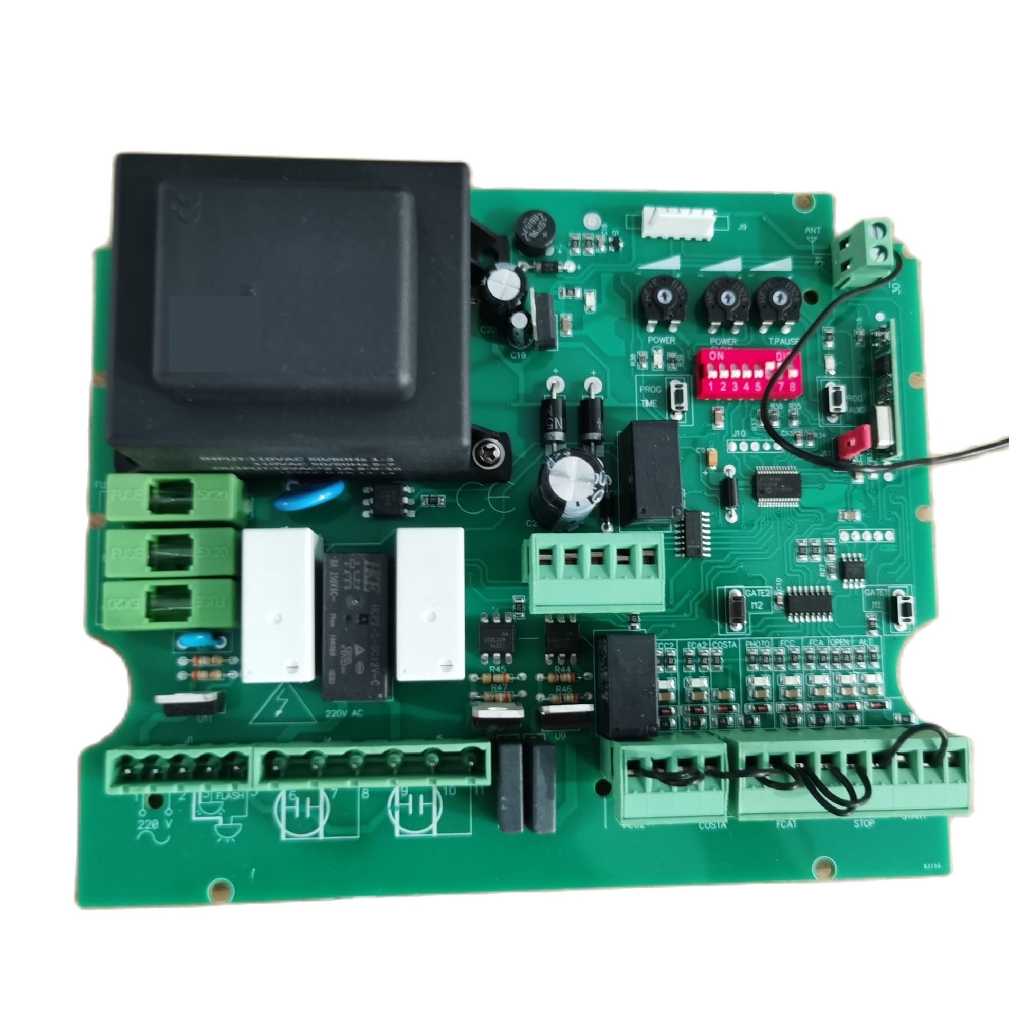 Elektrischer TüRöFfner, Schwenk-/Schiebetor, AC 433 MHz, NC-Mo for Doppelmotor-Schwenk-/Schiebetor-Motorplatine(Board 6 Remote)