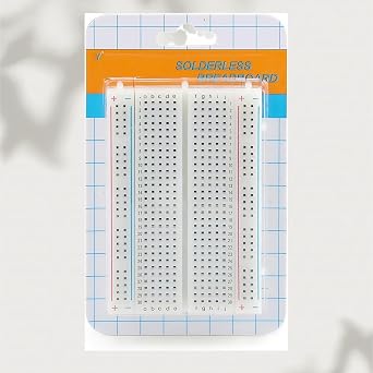 3 pcs 400 Ties Mini Solderless Breadboard Universal 400 Contacts Solderless Breadboard 400 Points Prototyping Shield