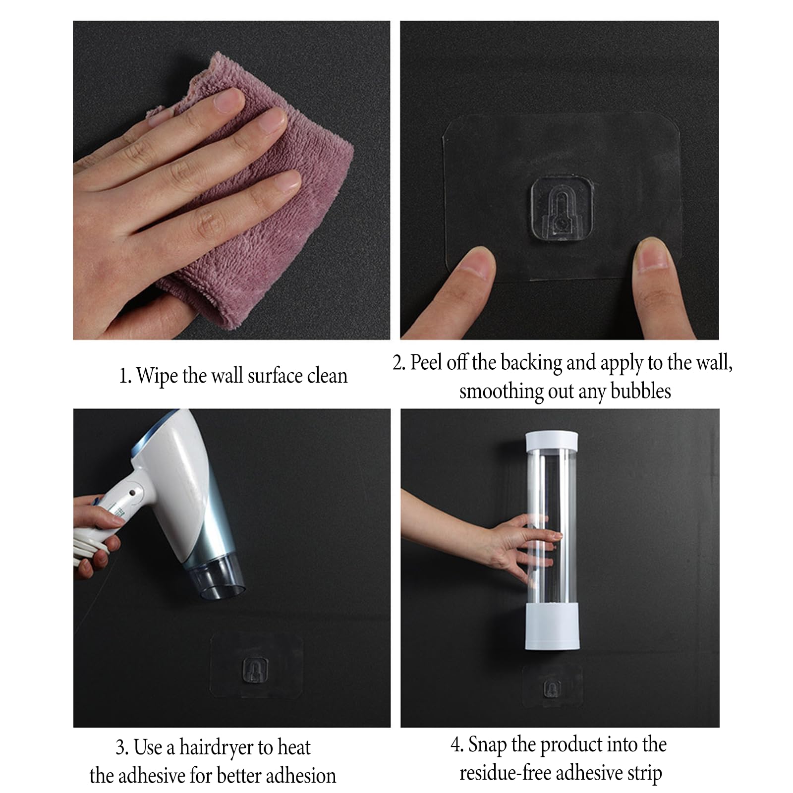 Distributeur De Gobelets,Design Transparent Biluer avec Bord Blanc,Peut Contenir Environ 60 Gobelets Jetables Et Répond à Vos Besoins Quotidiens Ou De Bureau