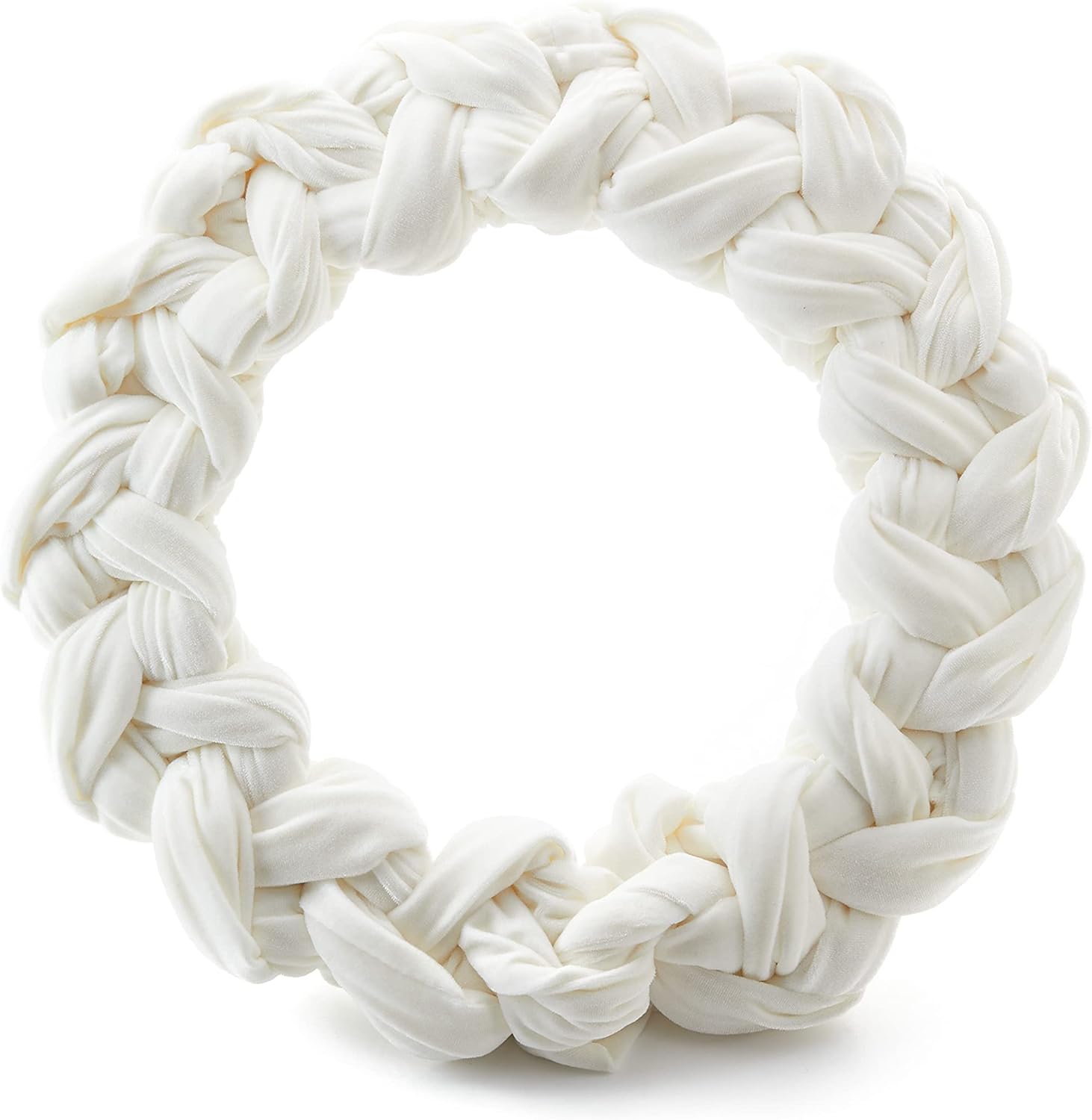 Your Heart's Content Ivory Velvet Wreath, Wall Art, Front Door Holiday Wreath, Winter Decor, Cozy Modern Home, Wall Hanging, Wedding Decoration (Ivory)