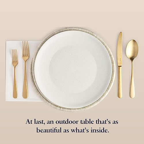 Miniatura 6 de Year & Day Juego de vajilla derivada de plantas de 12 piezas para exteriores con cuencos grandes, juego de platos para 4