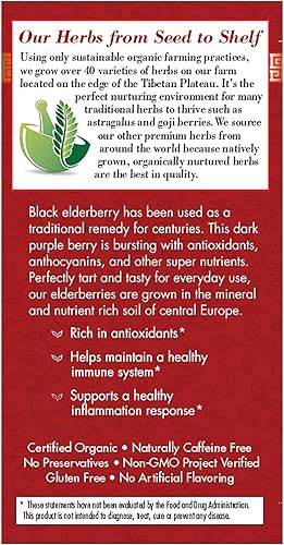 Miniatura 5 de Bravo Tea Absolute Saúco Té de hierbas sin cafeína, 20 bolsas de té