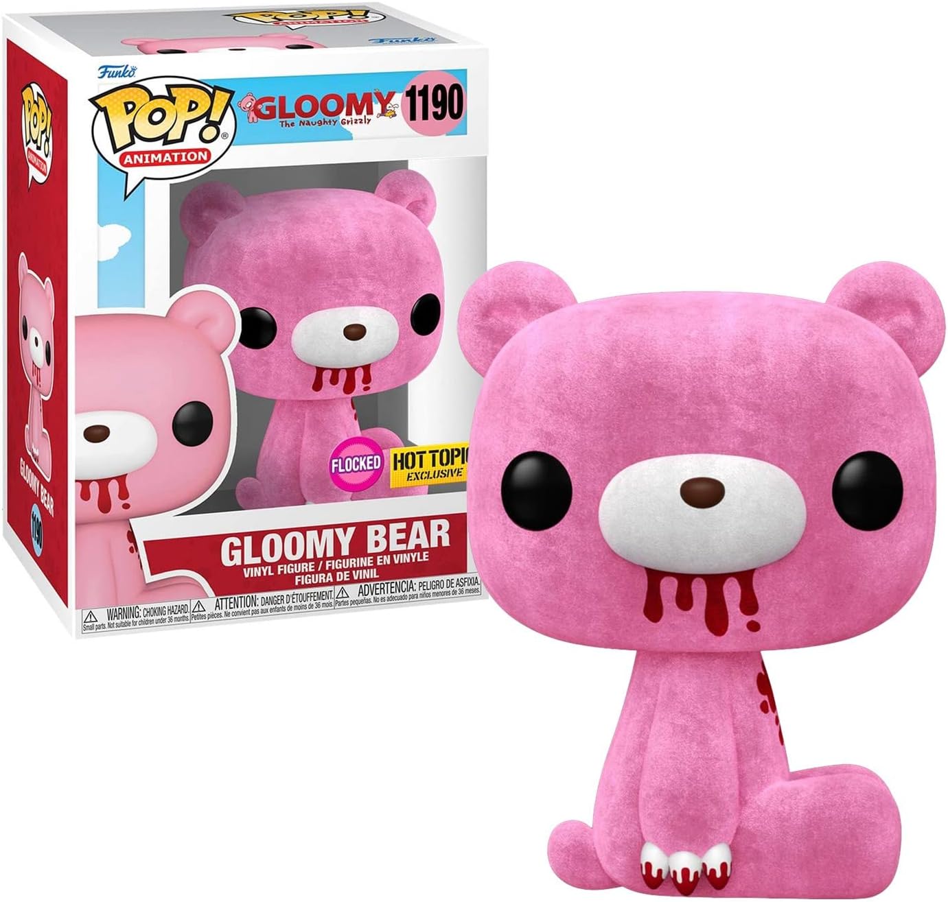 POP Gloomy Bear Assorted Animation Vinyl Figures Gloomy Hot Topic Exclusive W/Black Chase 9cm (6)