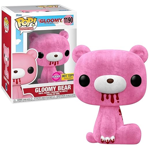Funko Pop! Gloomy The Naughty Grizzly Bear Flocked Hot Topic Exclusive Collectibles Vinyl Figure