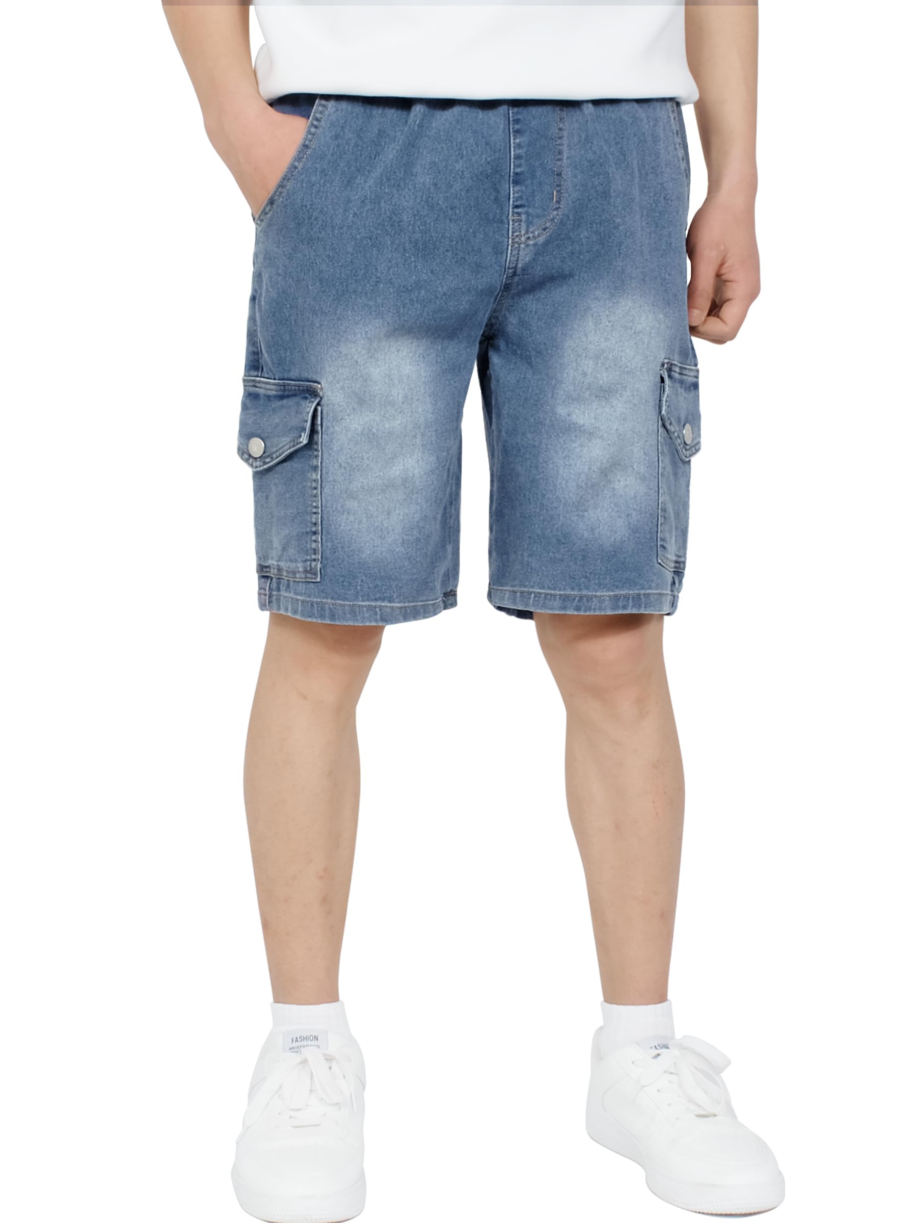 CAMLAKEE Pantalon Corto Cargo Niños Short Pantalón Niño