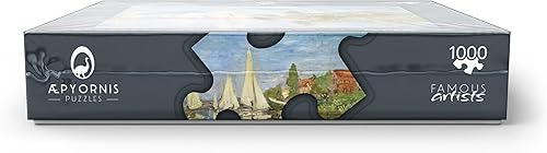 Miniatura 7 de MyPuzzle Claude Monets Regattas at Argenteuil 1872 - Rompecabezas prémium de 1000 piezas para adultos