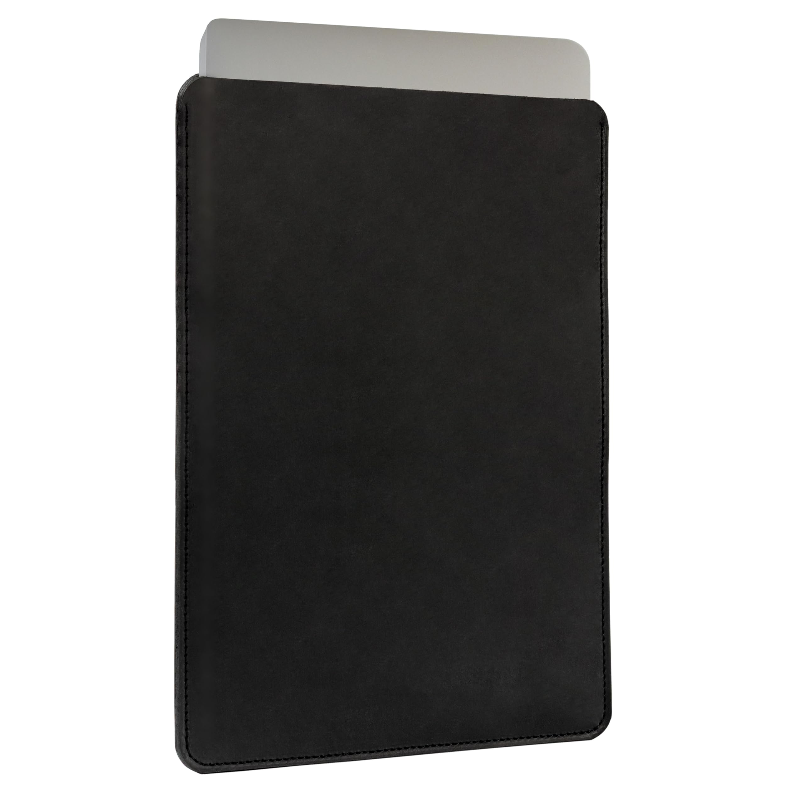 Custodia in Pelle per MacBook Air 13 pollici (2018, 2019, 2020 - Intel, M1 / 2022, 2024, 2025 - M2, M3, M4) e per MacBook Pro 13" (2016, 2017, 2018, 2019, 2020 - Intel, M1 / 2022 - M2) (Nero)