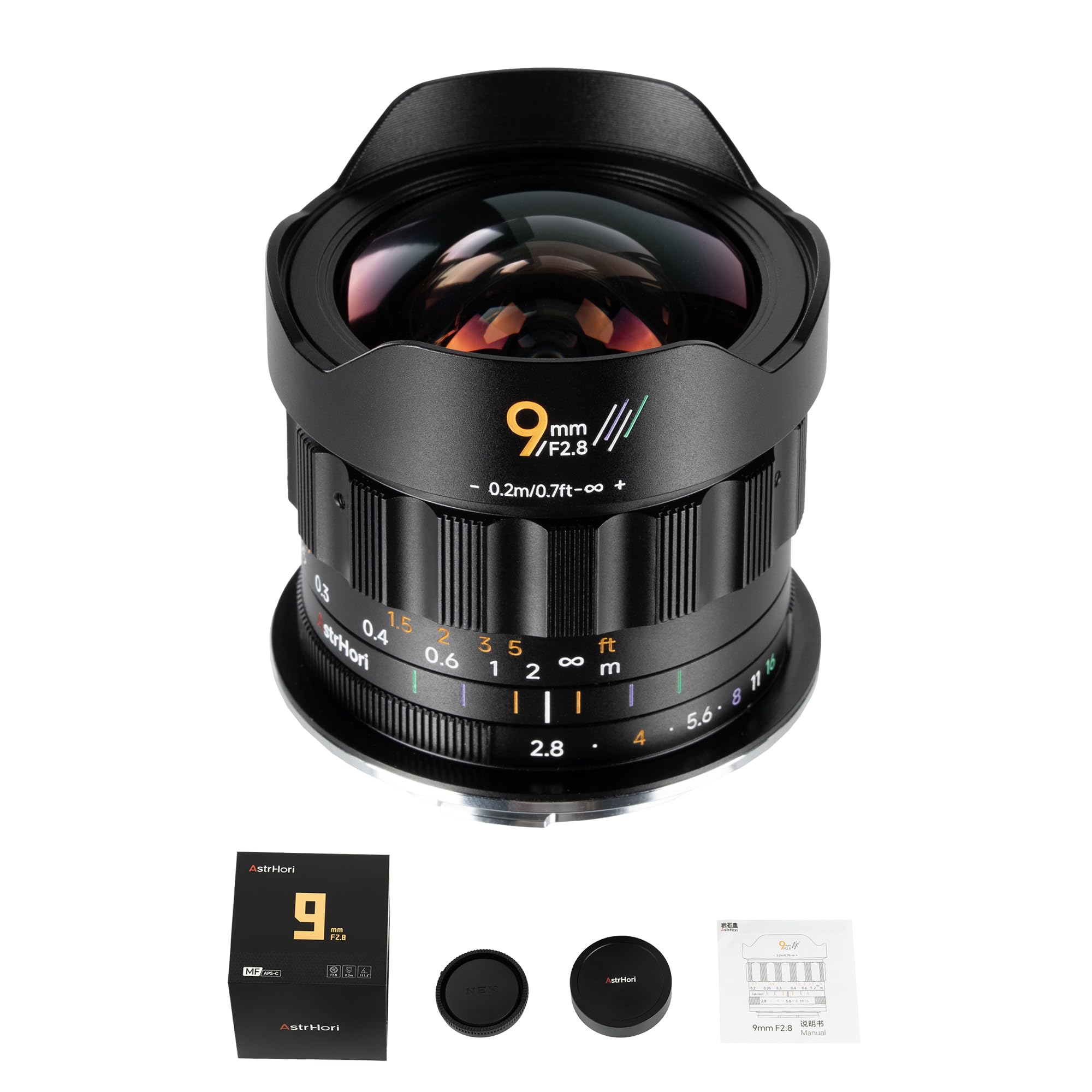 Amazon.co.jp: AstrHori 9mm F2.8レンズ APS-C 超広角マニュアル
