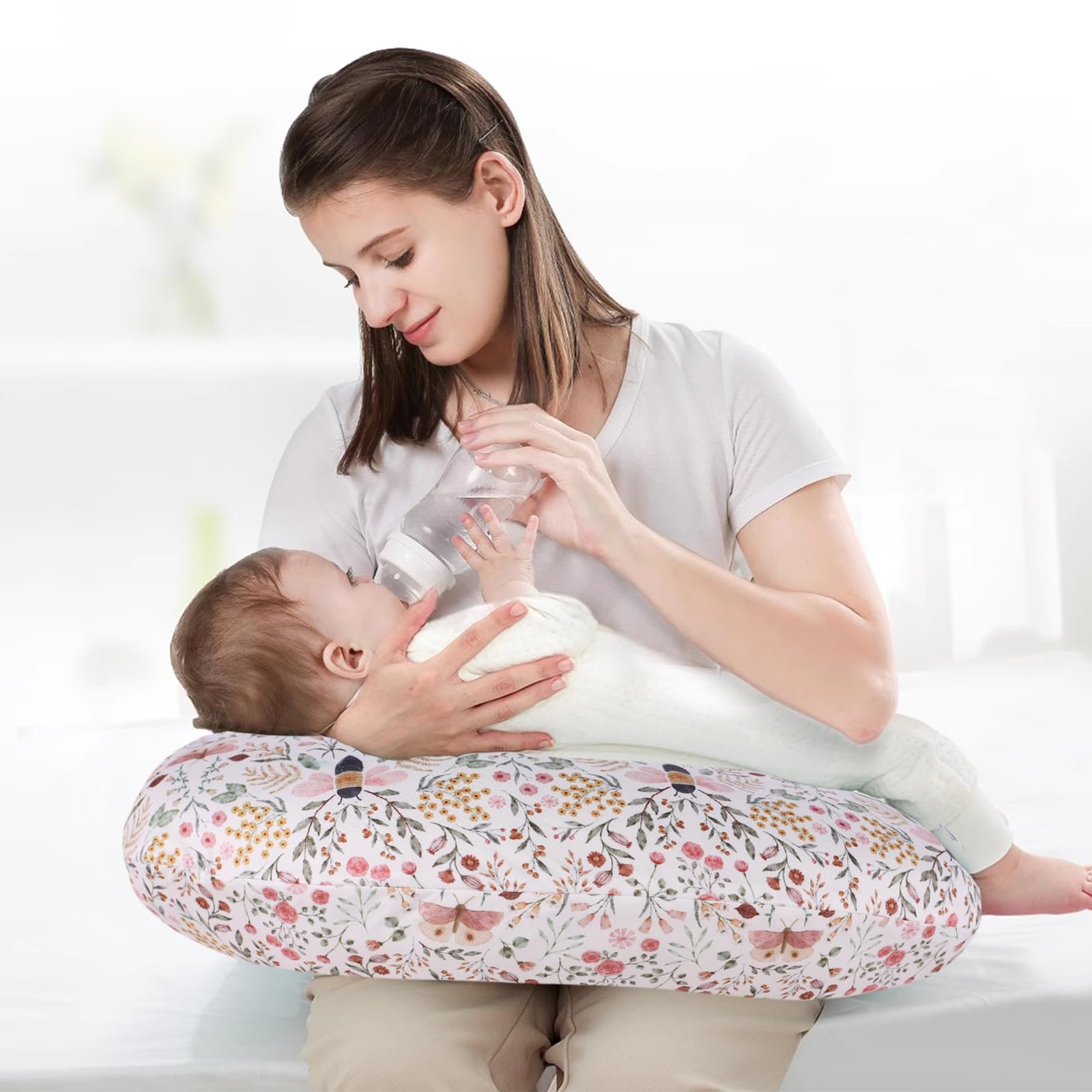 Federe Rimovibili Allattamento 2 Federe Per Cuscino Allattamento - 7