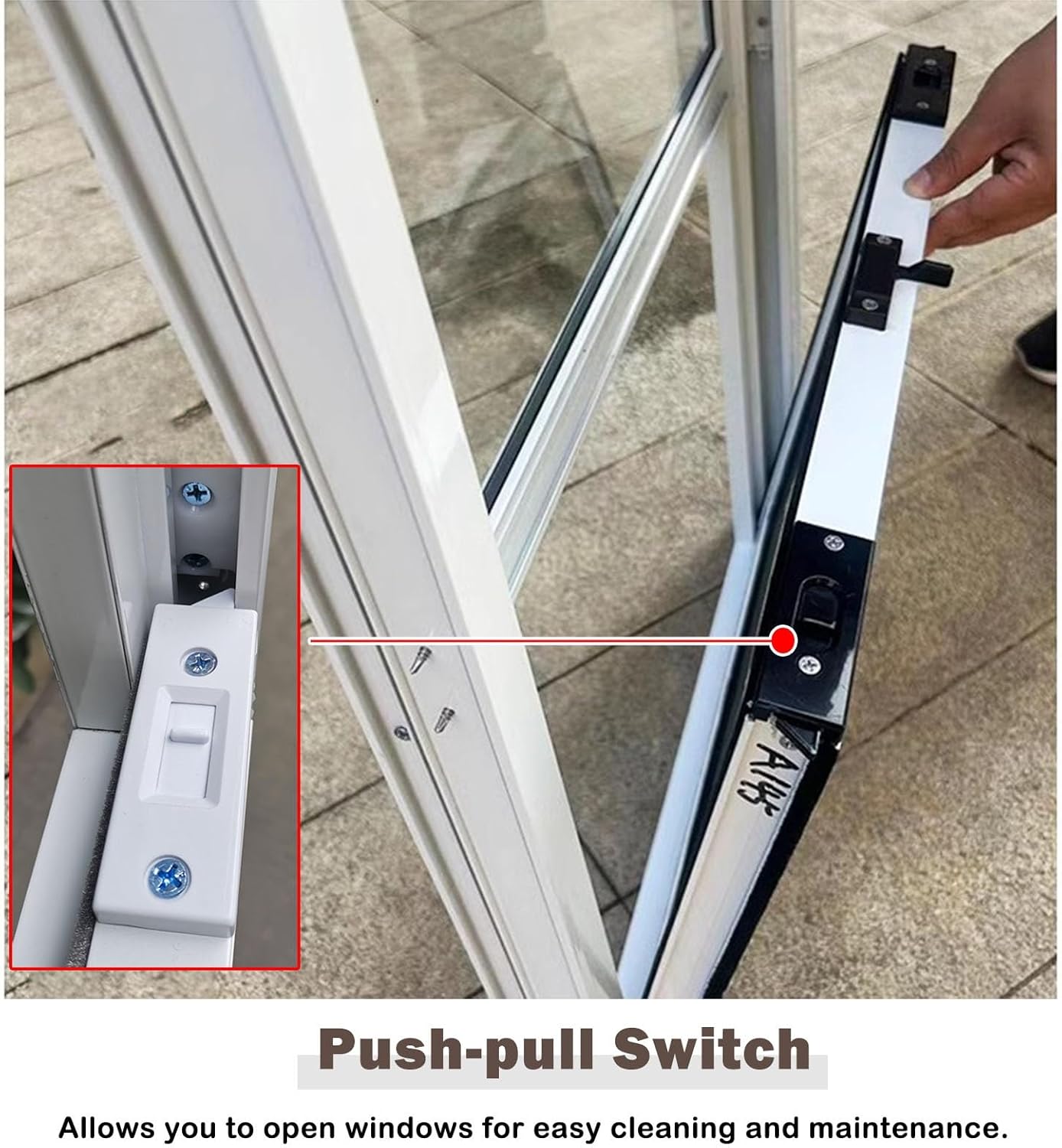 Vertical Sliding Window - 12 Inch Frosted Glass Replacement for Mobile Home, Playhouse, Shed, Loft, Tree House, 28 Inch Height, 30x70 cm, Durable and Stylish Design