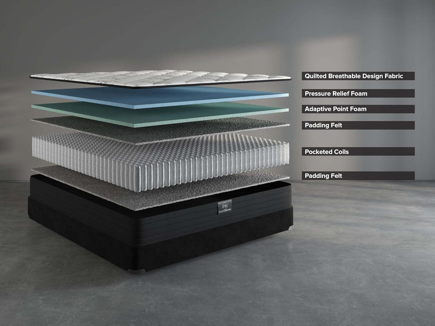 Resona 9 Inch Hybrid Mattress, Quilted Design with Pocketed Coils, Multi-Layer Foam, Fiberglass-Free, Certi-PUR Approved, Bed in a Box (Twin)