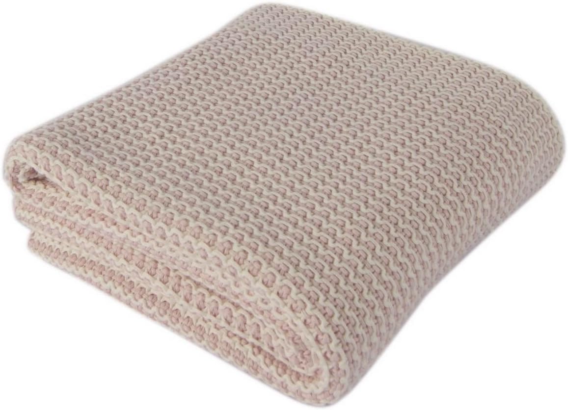 Homemania Soft Blanket, Cotton, Pink, Single, 90 x 90 cm, 90x90 cm