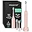 Brushmo Super Sonic Electric Toothbrush with 4 Replacement Heads - Rechargeable Electronic Tooth Brush for Adults with 5 Customizable Modes - IPX7 Waterproof & Long-Lasting Battery - Nova Pink