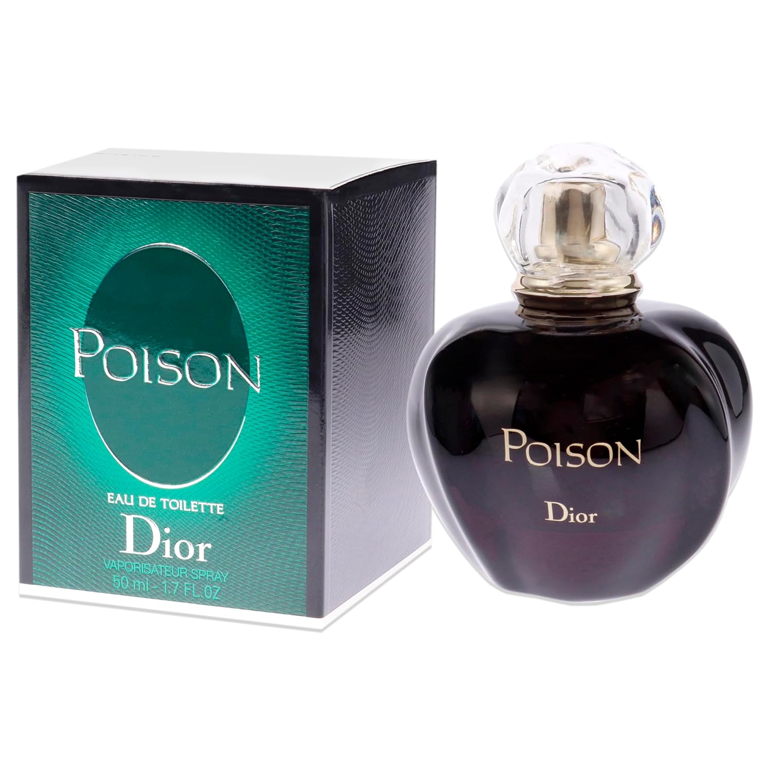 Poison By Christian Dior For Women. Eau De Toilette Spray Black 1.7 Fl Oz