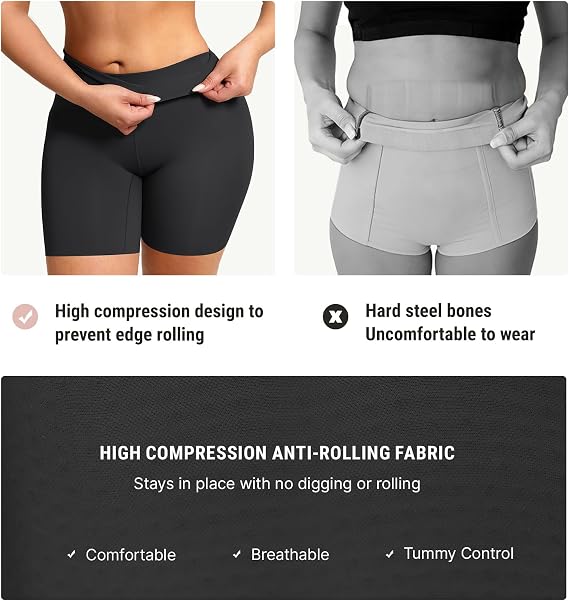 FeelinGirl Shapewear for Women Tummy Control Shorts Body Shaper