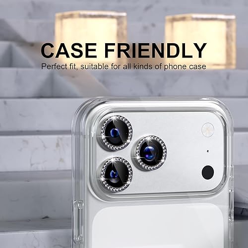 Miniatura 11 de Choiche Protector de lente de cámara compatible con iPhone 14 Pro/iPhone 14 Pro Max, protector de pantalla de vidrio templado 9H, accesorios