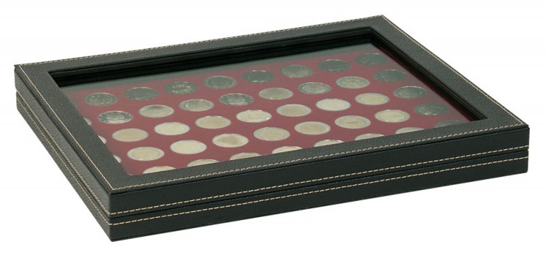 Boîte de rangement Lindner NERA M Plus pour collection de monnaies 2€