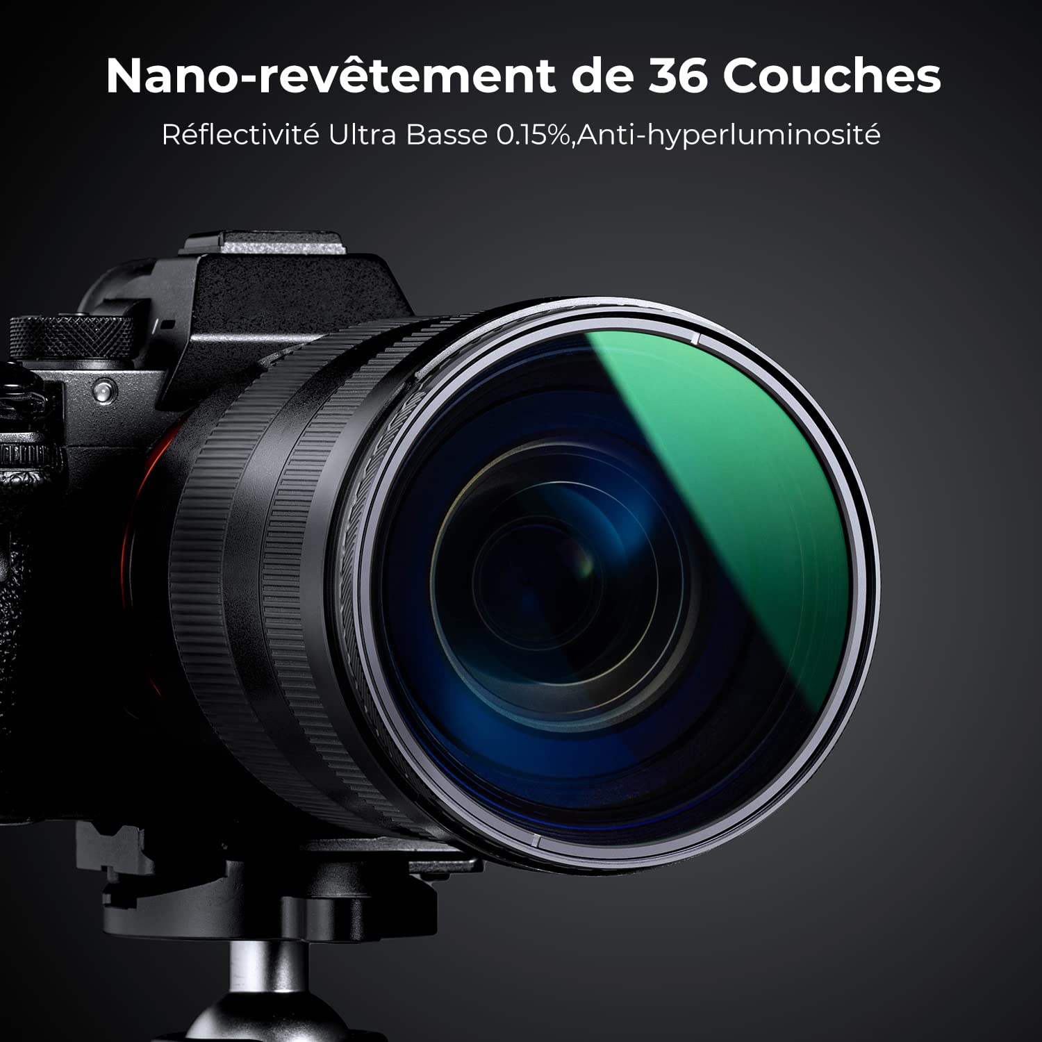 K&F CONCEPT Filtre Polarisant 95mm Cuivre Nano-X Pro