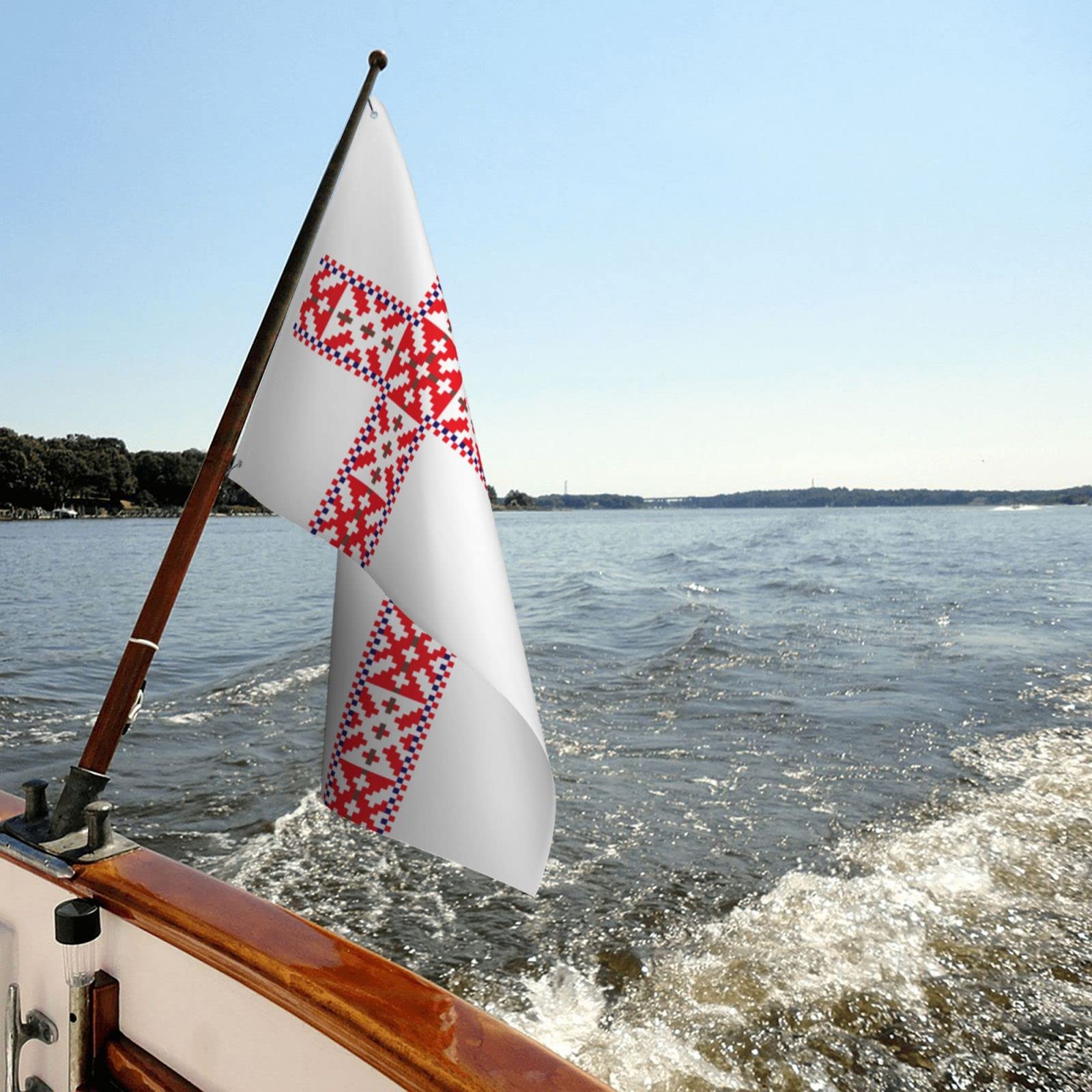 Drusen-Flagge – 90x150 Cm, Polyester, Wetterfest, Mit Ösen, Für Garten, Balkon & Party