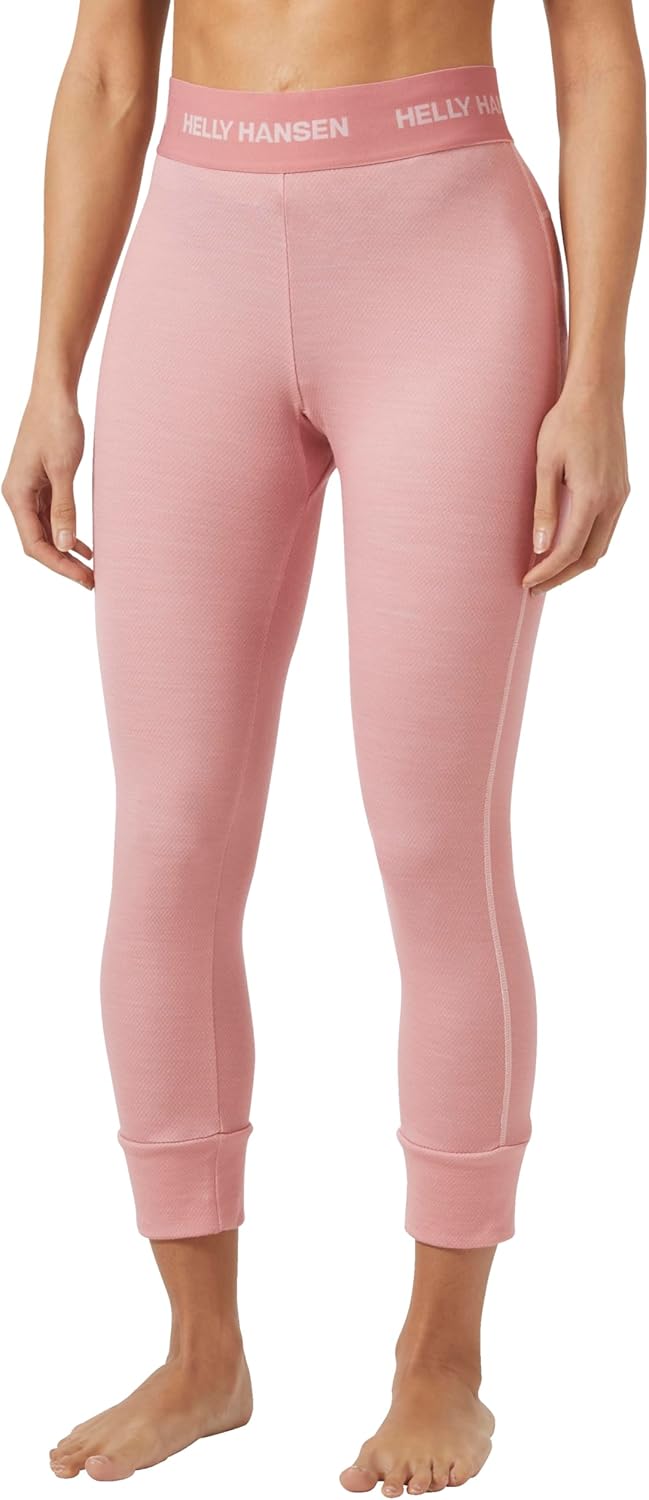 Helly-Hansen LIFA Merino Midweight 3/4 Pant Women's Baselayer for Outdoor Activities, Breathable & Thermoregulating