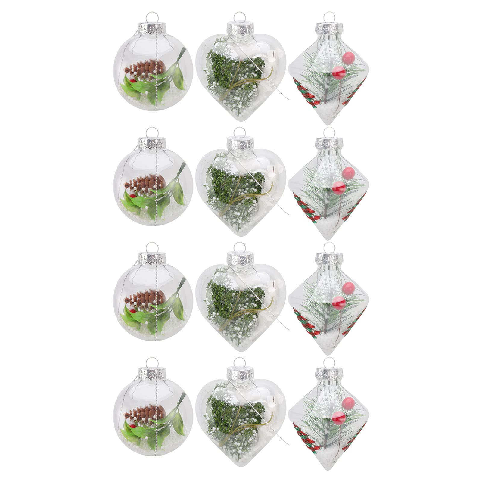 Boules de Noël écologiques et transparentes pour illuminer vos soirées de fête en famille