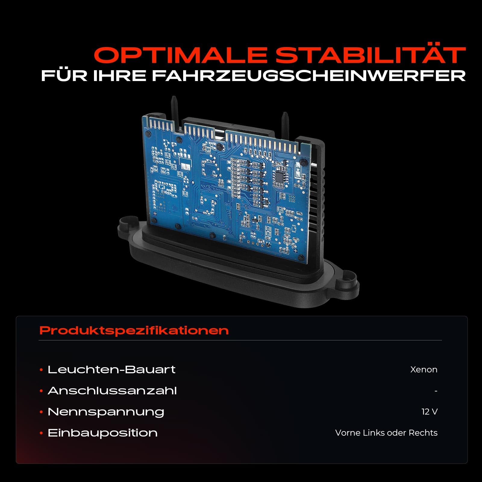 Frankberg Xenon modul Scheinwerfer Treibermodul Kompatibel mit 5er Gran Turismo F07 2009-2017 5er F10 2009-2013 5er Touring F11 2009-2013 Replace# 63117316217