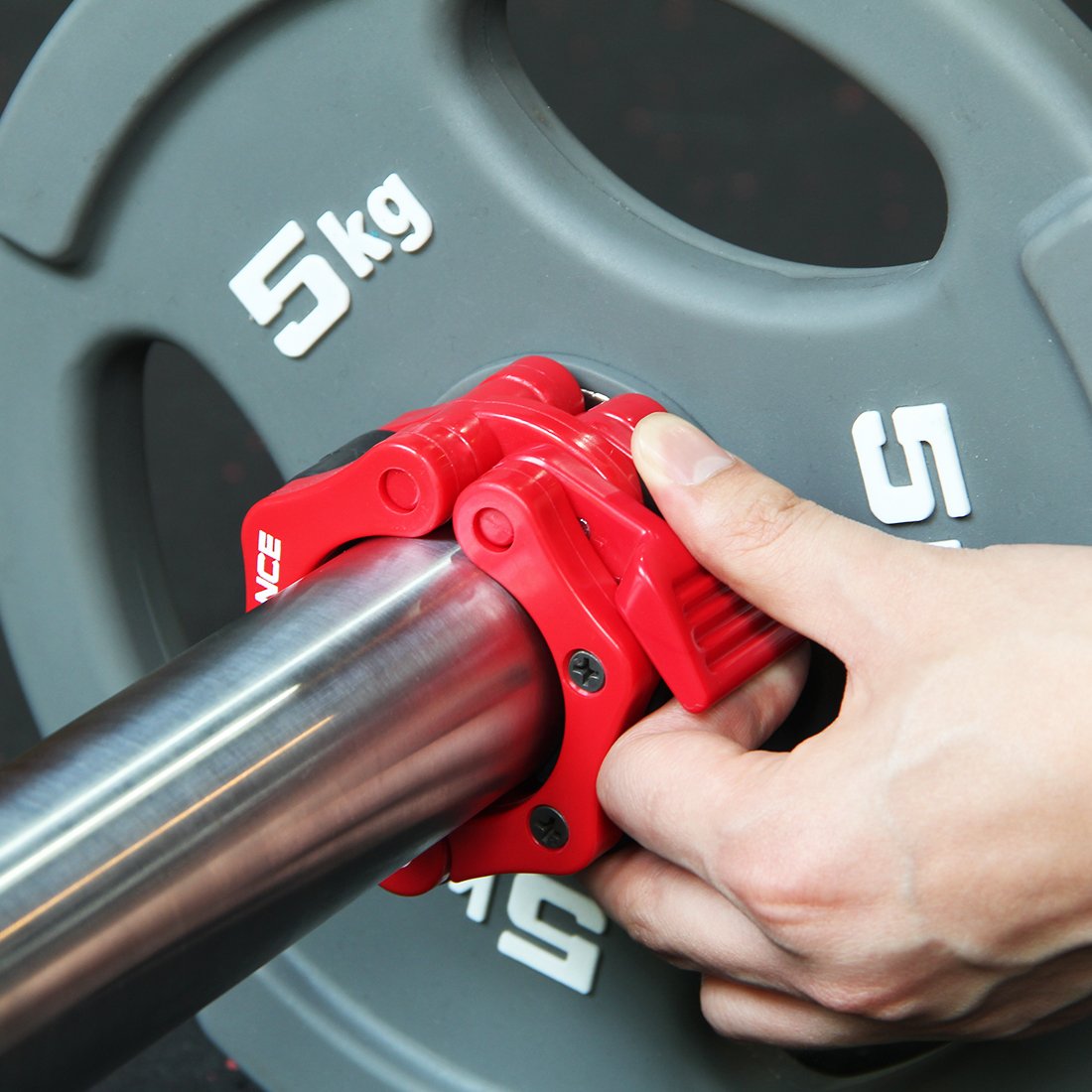 Buy POWER GUIDANCE Weightlifting Barbell Clamp Collar Quick Release Pair of Locking 50mm 2