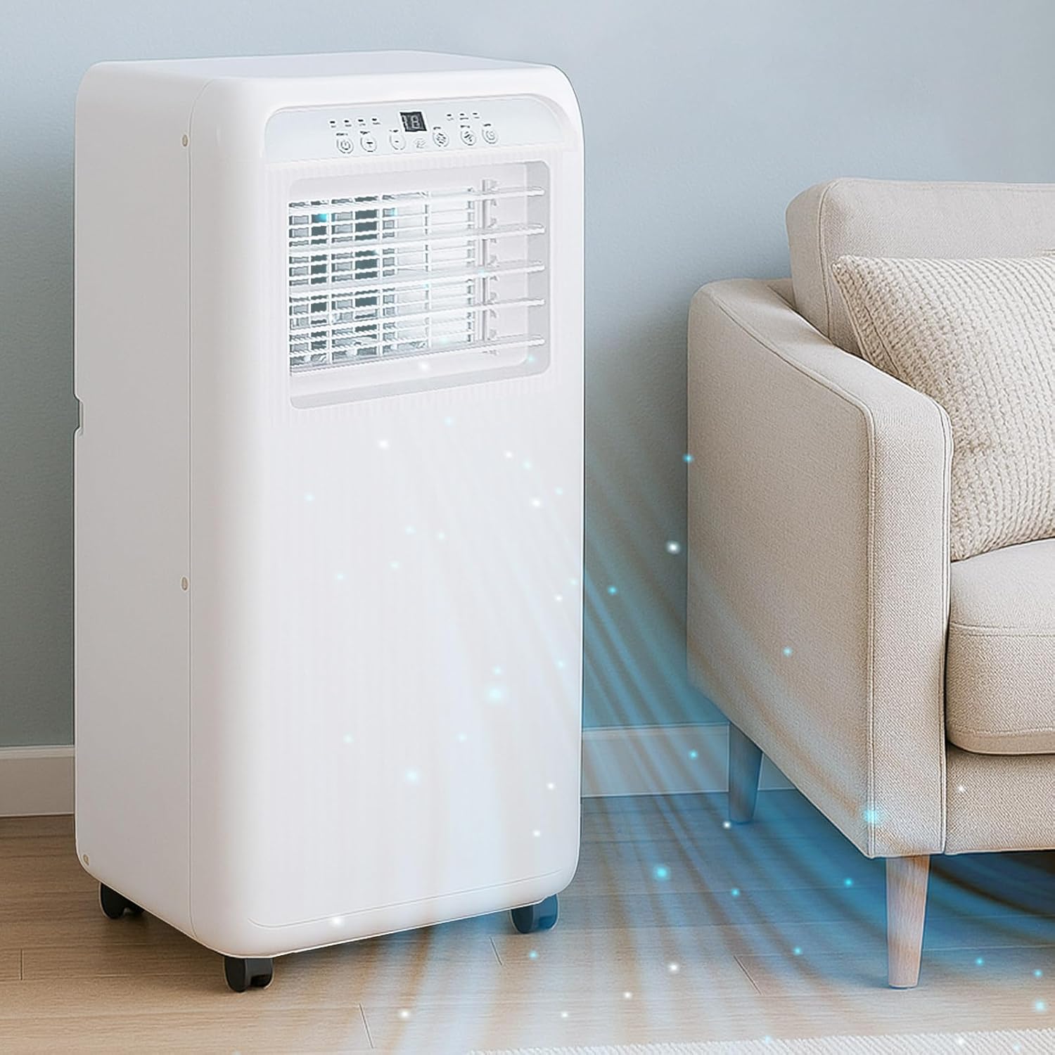 JYWINA スポットクーラー 家庭用 【2025新型】8〜10畳用2.6kw Amazon | JYWINA スポットクーラー リモコン付 車中泊 持ち運び