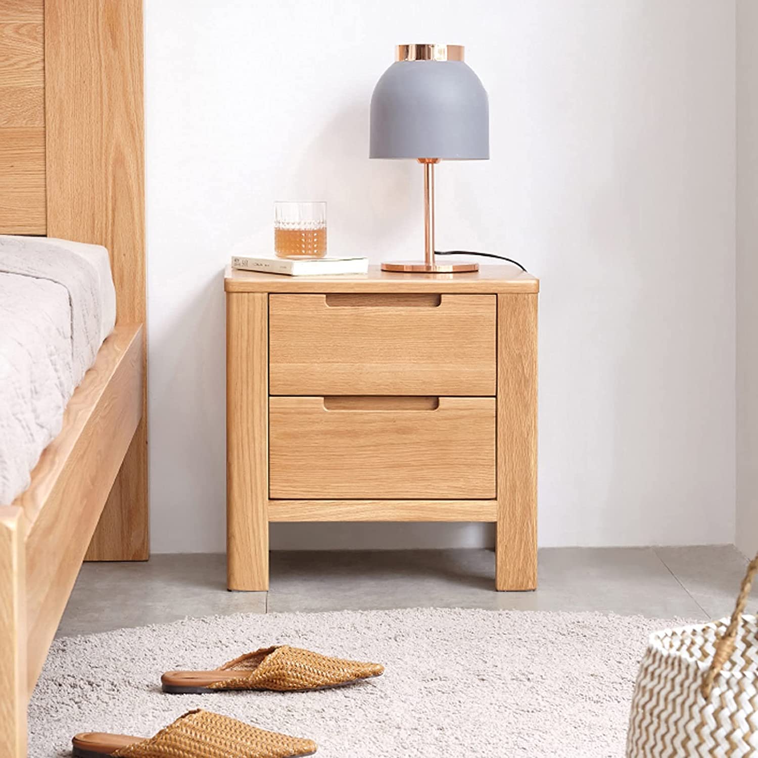 ベッドサイドテーブル - 2個 bedside table Amazon.co.jp: ベッドサイドテーブル ベッドテーブル サイドテーブル 2