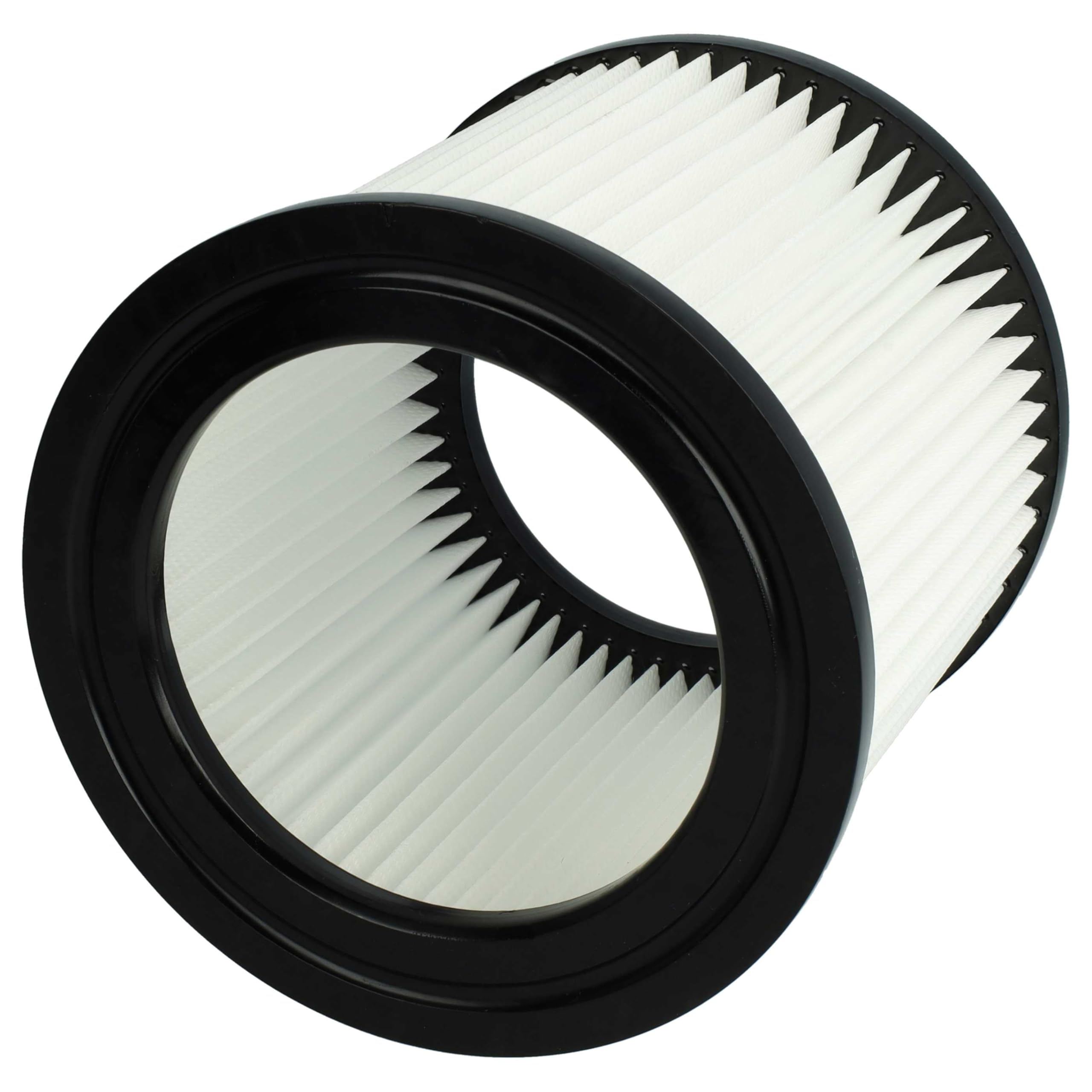 vhbw 8x Elemento filtrante compatible con Nilfisk Buddy II 18 UK | aspiradora seco/mojado